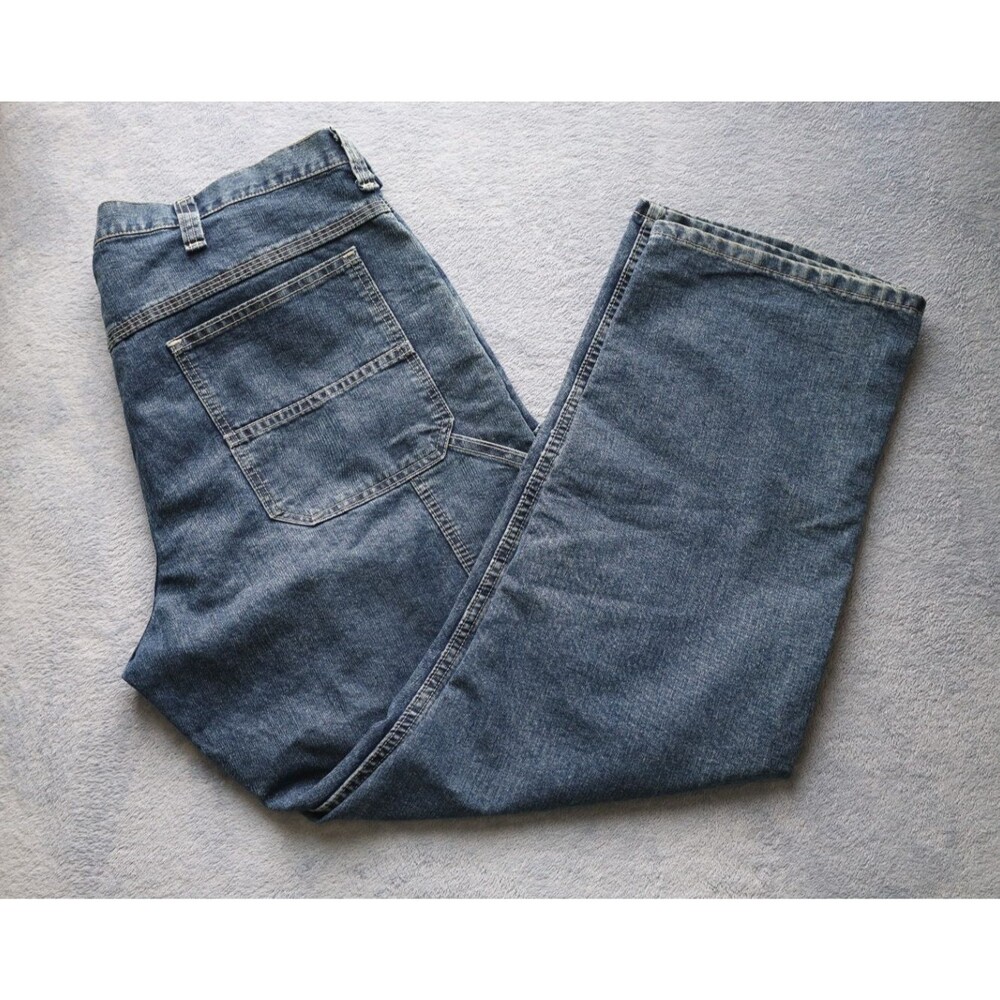 Lee Loose Fit Carpenter Jeans Men’s 38x30 Blue Denim Workwear Utility Y2K